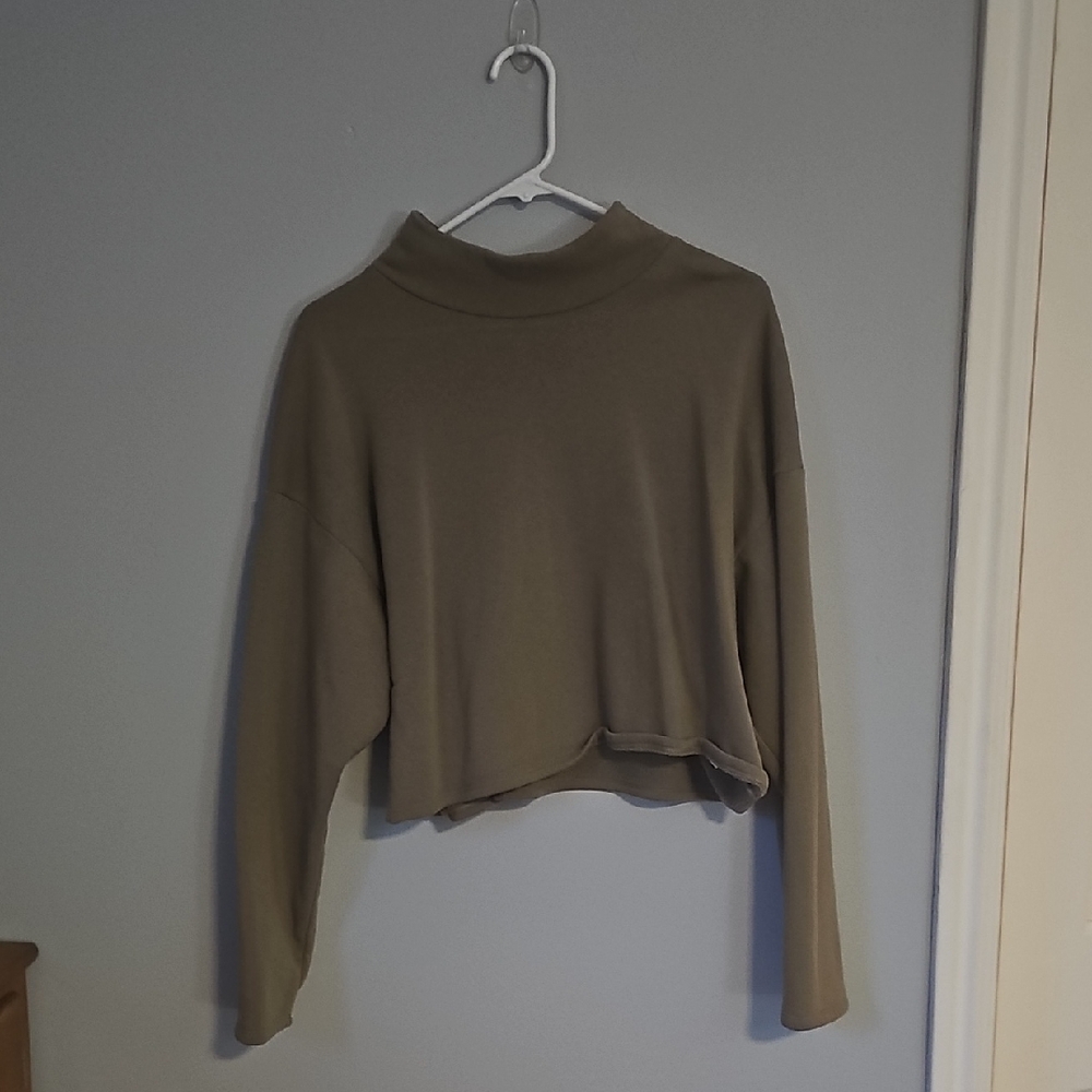 Express Khaki Green Pullover